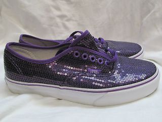   Vans Classic Glitter Dots Purple Sequin Mens 9 Womens 10.5 Shoes