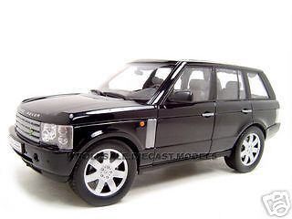 2003 range rover black 1 18 diecast model car time