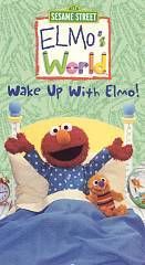 elmo s world wake up with elmo vhs very good
