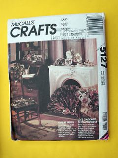 PILLOWS BOXES CHAIR CUSHIONS McCALLS SEWING PATTERN 5127 UNCUT Heart 
