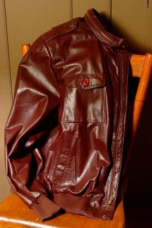 vintage leather flight jacket wep l2b ma1 type l nwot