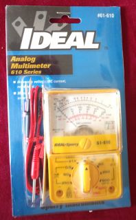   MULTIMETER 61 610 ANALOG POCKET IN PACKAGE SPERRY INSTRUMENTS *NEW