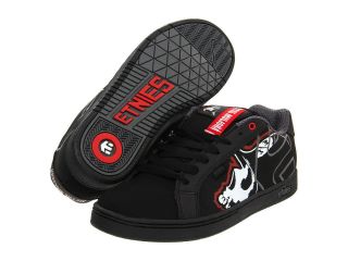 Etnies METAL MULISHA FADER x Black / Grey / Red Mens Skater Sneaker 