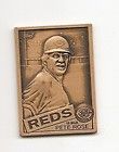 1985 topps gallery of champions bronze pete rose buy it