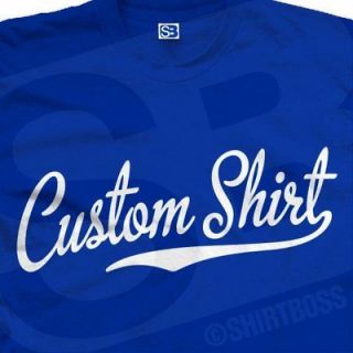 personal custom script t shirt all colors 2x 3x 4x