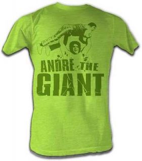 andre the giant mint green lightweight t shirt new
