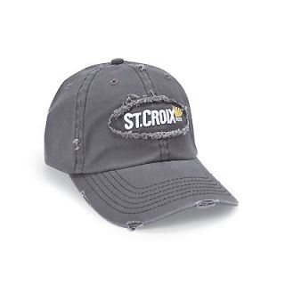 st croix gray tattered low profile ball cap clowgt  20 00 