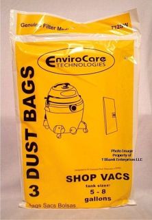 shop vac high efficiency bags 5 6 8 gal 90671