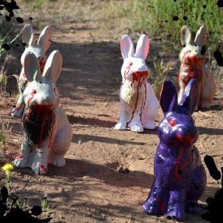 Mutilating Zombie hunting Bunny Targets Peter Rotten Tail (3 pack)