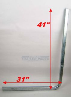 Boat Trailer Hot Dipped Galvanized 1 1/2 Square Upright Guide 