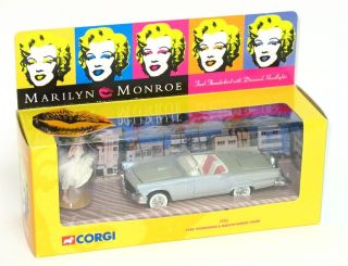 Corgi 39902 136 Ford Thunderbird w/ white metal Marilyn Monroe Figure 