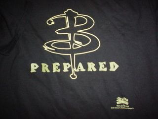   Buffy The Vampire Slayer Be Prepared 2XL T Shirt Sarah Michelle Gellar