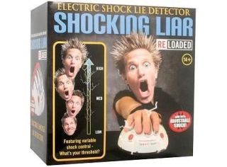 SHOCKING LIAR RELOADED GAME ELECTRIC SHOCK LIE DETECTOR FUN NEW 