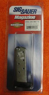 Genuine Sig Sauer P238 P 238 .380 380 7rd x grip extended mag clip 