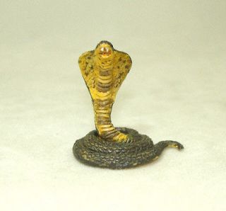 dollhouse miniature pet monocled cobra snake miniatures 