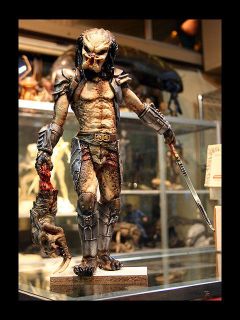 classic predator painted resin statue from hong kong  