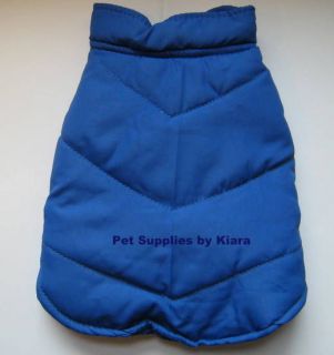 Small Dog Teacup Chihuahua Puppy Coat Puffer Quilted Vest LILAC BLUE 