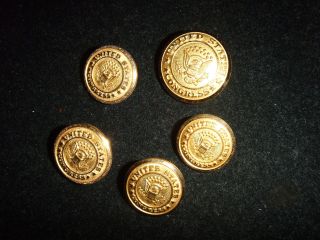 Five Beautiful Vintage Waterbury Cos. Conn. United States Congress 