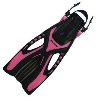 PINK Pace Snorkeling Fins Scuba Diving Freediving by Promate size S/L