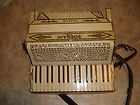 RARE Black dualpiano keyboard Soprani Luttbeg accordian
