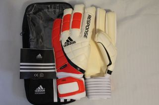 NEW SOCCER ADIDAS RESPONSE PRO AWESOME GOALKEEPER GLOVES SIZE 8 12