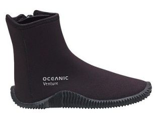 Oceanic Venture 5.0 5mm Soft Sole Boot with Zipper for Scuba Diving 