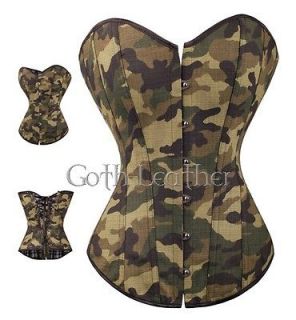 Soldier Camouflage CORSET Bustier Sixe 4XL suitable temptation GL 