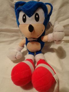 2000 Sega Sonic the Hedgehog Video Game Plush Soft Toy Stuffed 