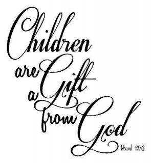 GOD CHILD QUOTE LETTER ART DECAL LETTERING WALL DESIGN DECOR FAMILY 