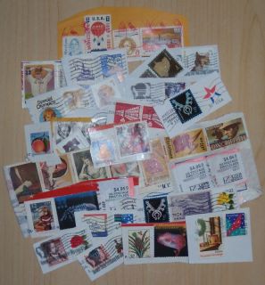 used us world mixed lot of 200 stamps on off