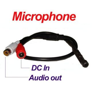 CCTV Mini Microphone Audio Surveillance Hidden Mic for CCTV Camera DVR