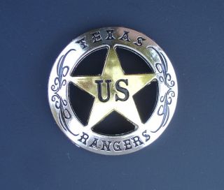   Equestriean Cowboy Decor ~Texas Rangers~ Set Of 6 1 1/2 Conchos