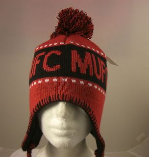 Official MUFC Manchester United Soccer Premium beanie Ski Cap / Hat 