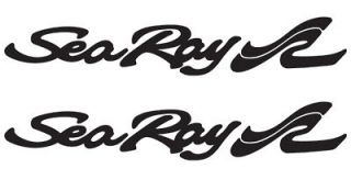 pair of sea ray boat vinyl decals stickers more options