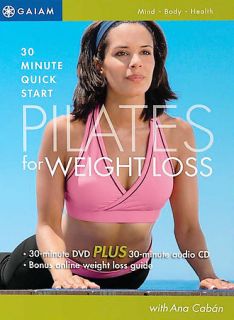 Quick Start Pilates for Weight Loss DVD, 2005, 2 Disc Set, DVD CD 