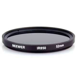 52 mm IR 850nm Optical Glass Infrared Infra Red Filter for Nikon Canon