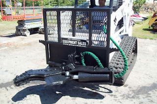 Tree Shear Cutter For Skid Steers, Cuts 12 Trees,1 Blade,Hydraulic 