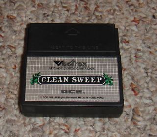 clean sweep for vectrex game  14 99