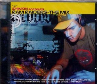 Shimon Presents  RAM Raiders The Mix  New Sealed CD  Drum & Bass 2004
