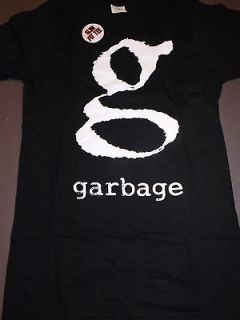 GARBAGE G Logo T Shirt *NEW music band concert tour SLIM FIT