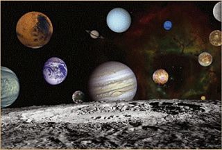 NASA Outer Space Planets Solar System Fathead HUGE 6ft