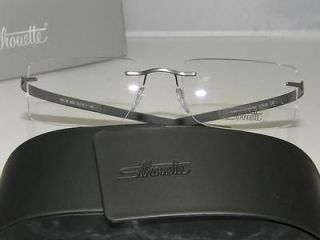 New Authentic Silhouette Titanium Rimpless Eyeglasses 7601 6055 SIL 