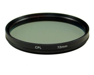 Polarizer CPL Filter 72mm FOR Sony HDR FX1 HVR S270U 270J 270E 270P 