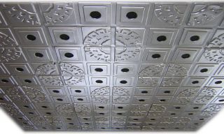 135 silver black faux tin decorative ceiling tiles time left