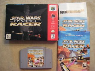 complete star wars episode 1 racer nintendo 64 n64 game