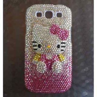 Kitty Shiny Crystal Cell Phone Cover Case for Samsung Galaxy S3 i9300 