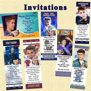 Justin Bieber invitations in Specialty Services
