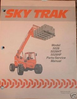 Sky Trak Skytrak 5028 5028HT 5028 HT 5028HF 5028 HF Forklift Service 
