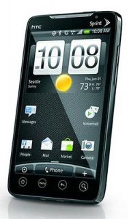 HTC EVO 4G ~ BLACK ~ unlocked & only only 4 months old  + free 