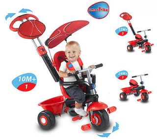 Smart Trike Sport 3 in 1 Multi Featured Babies Tricycle Red NEW SAME 